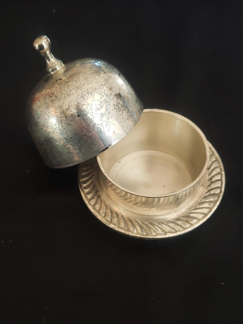 Vintage Silver Plated Butter Dish